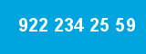 922 234 25 59